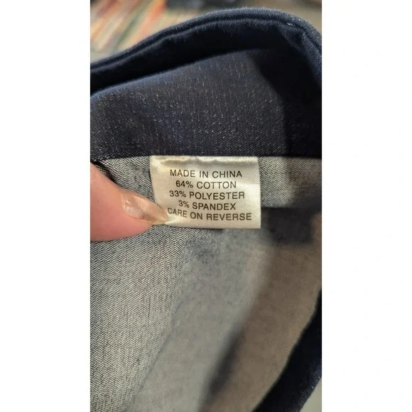 St John Marie Gray jacket S 3/4 Sleeve Full Zip Navy Blue Striped Trim Pockets